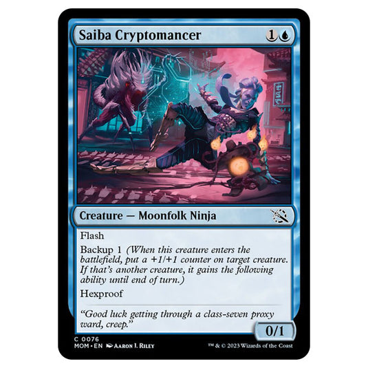 Magic The Gathering - March of the Machine - Saiba Cryptomancer - 0076