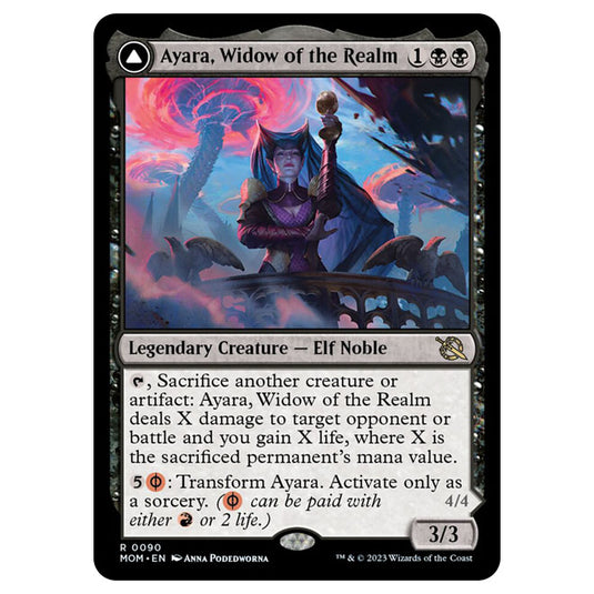 Magic The Gathering - March of the Machine - Ayara, Widow of the Realm / Ayara, Furnace Queen - 0090