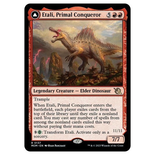 Magic The Gathering - March of the Machine - Etali, Primal Conqueror / Etali, Primal Sickness - 0137