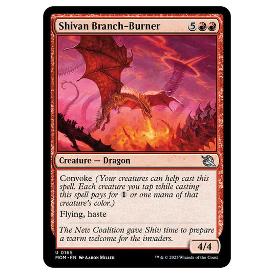 Magic The Gathering - March of the Machine - Shivan Branch-Burner - 0165