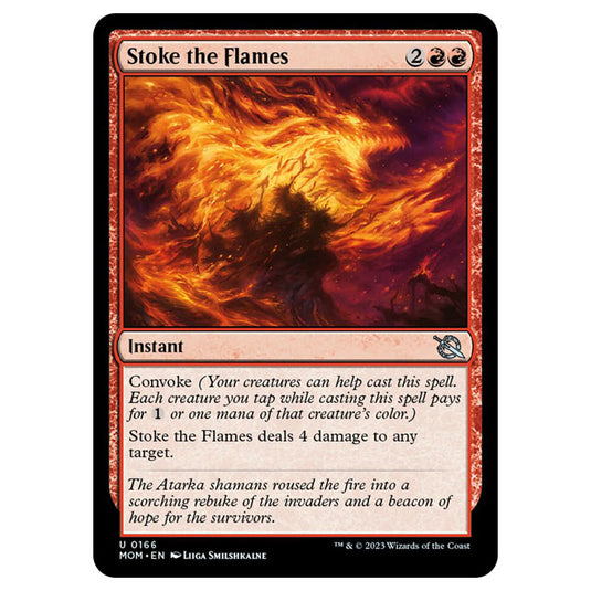 Magic The Gathering - March of the Machine - Stoke the Flames - 0166