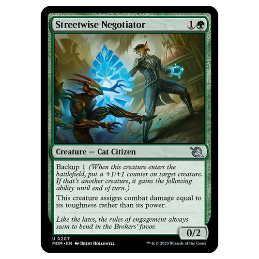 Magic The Gathering - March of the Machine - Streetwise Negotiator - 0207