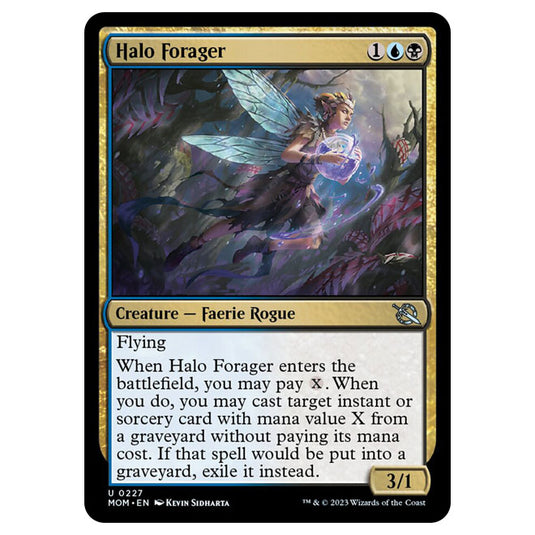 Magic The Gathering - March of the Machine - Halo Forager - 0227