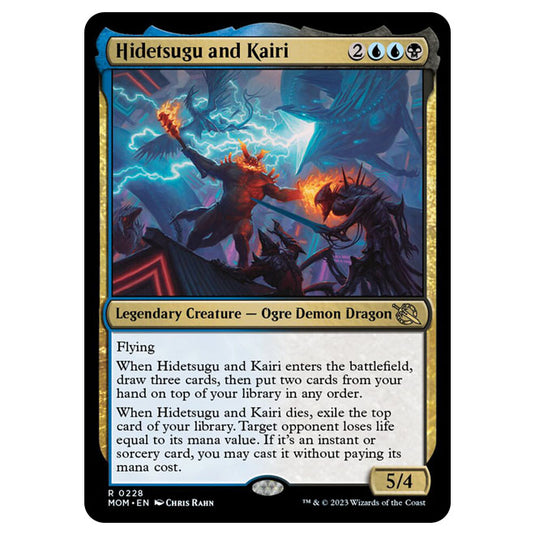 Magic The Gathering - March of the Machine - Hidetsugu and Kairi - 0228