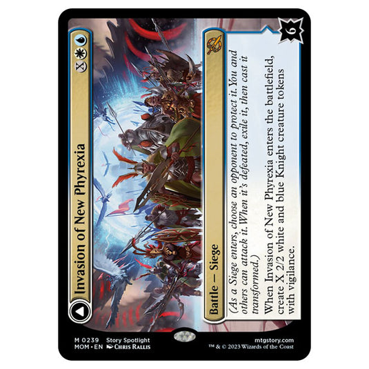 Magic The Gathering - March of the Machine - Invasion of New Phyrexia / Teferi Akosa of Zhalfir - 0239