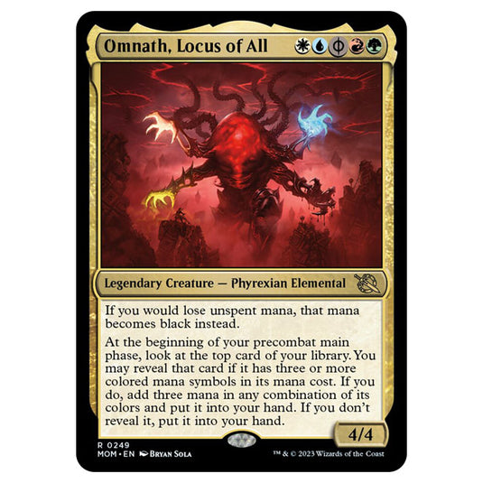 Magic The Gathering - March of the Machine - Omnath, Locus of All - 0249