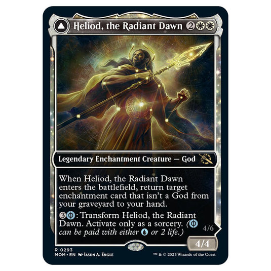 Magic The Gathering - March of the Machine - Heliod, the Radiant Dawn / Heliod, the Warped Eclipse (Showcase Card) - 0293