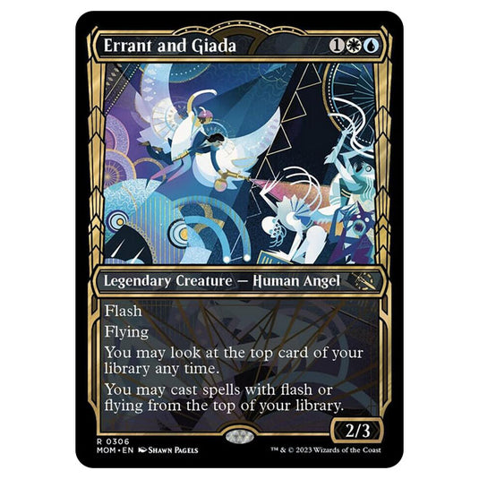 Magic The Gathering - March of the Machine - Errant and Giada (Showcase Card) - 0306