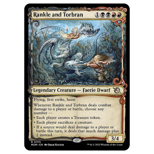 Magic The Gathering - March of the Machine - Rankle and Torbran (Showcase Card) - 0315