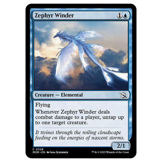 Magic The Gathering - March of the Machine - Zephyr Winder (Jumpstart Card) - 0328