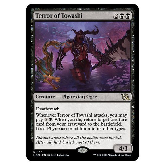 Magic The Gathering - March of the Machine - Terror of Towashi (Jumpstart Card) - 0331