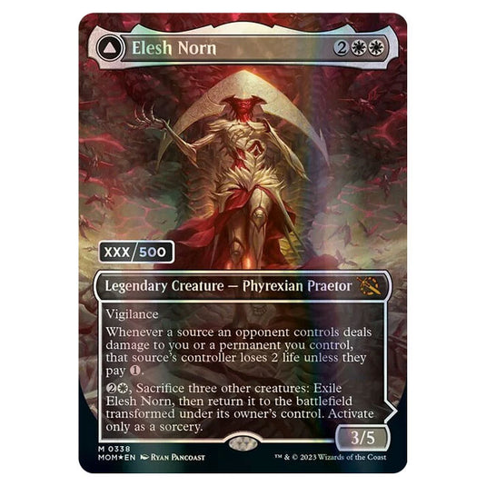 Magic The Gathering - March of the Machine - Elesh Norn / The Argent Etchings (Alternate-Art Borderless Card) - 0338