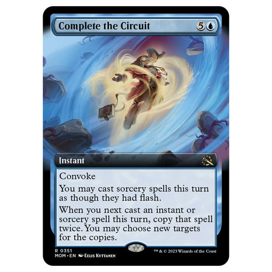 Magic The Gathering - March of the Machine - Complete the Circuit (Extended Art Card) - 0351