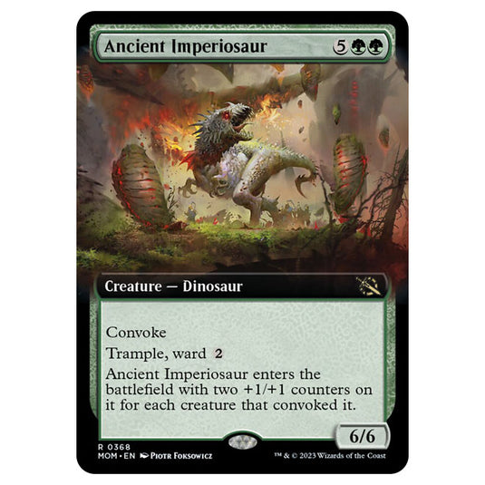 Magic The Gathering - March of the Machine - Ancient Imperiosaur (Extended Art Card) - 0368