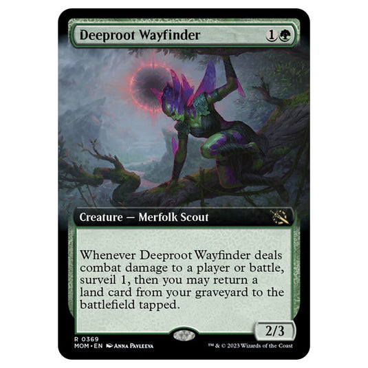 Magic The Gathering - March of the Machine - Deeproot Wayfinder (Extended Art Card) - 0369