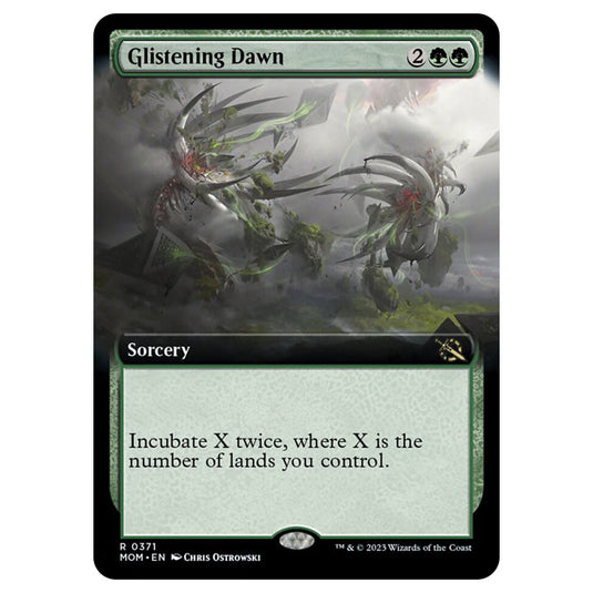 Magic The Gathering - March of the Machine - Glistening Dawn (Extended Art Card) - 0371