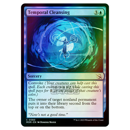 Magic The Gathering - March of the Machine - Temporal Cleansing - 0080 (Foil)