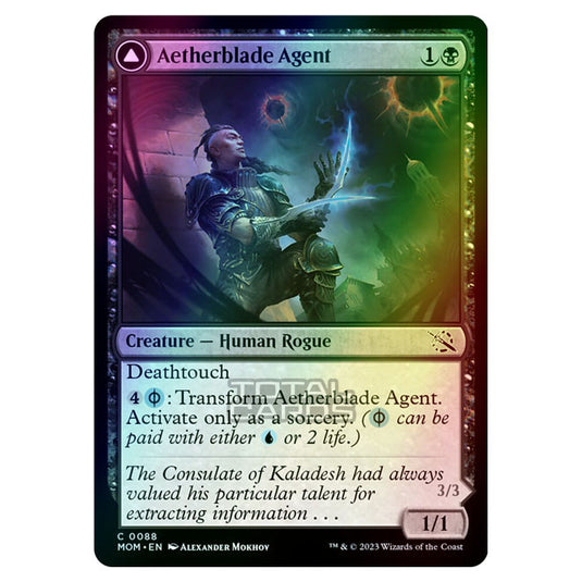 Magic The Gathering - March of the Machine - Aetherblade Agent / Gitaxian Mindstinger - 0088 (Foil)
