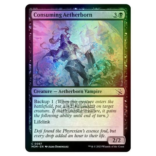 Magic The Gathering - March of the Machine - Consuming Aetherborn - 0097 (Foil)
