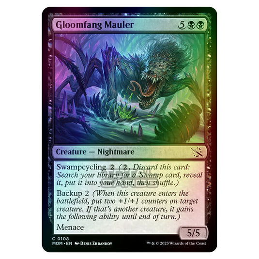 Magic The Gathering - March of the Machine - Gloomfang Mauler - 0108 (Foil)