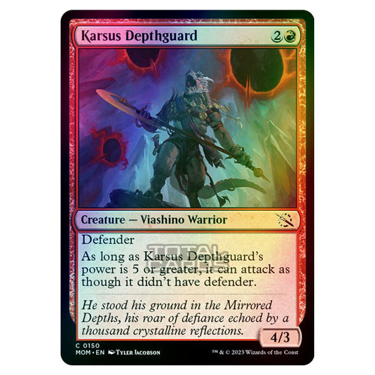 Magic The Gathering - March of the Machine - Karsus Depthguard - 0150 (Foil)