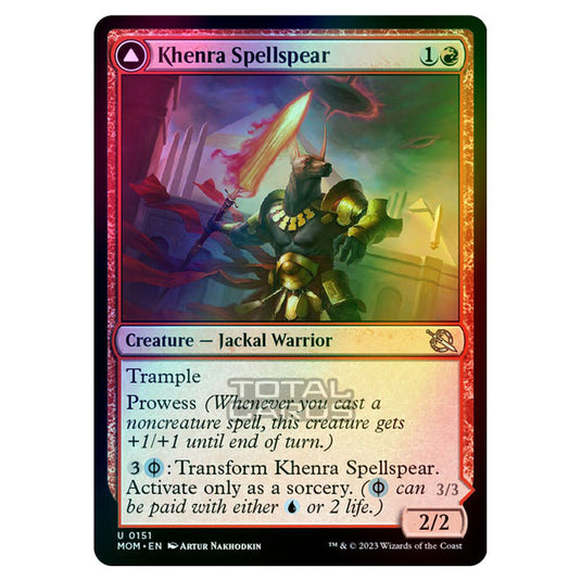 Magic The Gathering - March of the Machine - Khenra Spellspear / Gitaxian Spellstalker - 0151 (Foil)