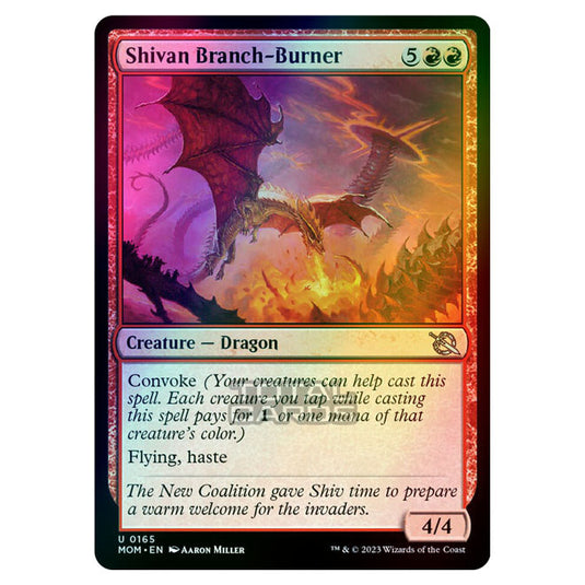 Magic The Gathering - March of the Machine - Shivan Branch-Burner - 0165 (Foil)