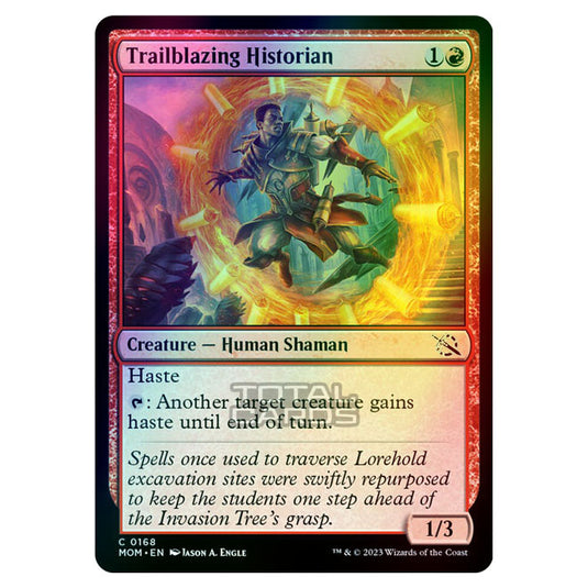 Magic The Gathering - March of the Machine - Trailblazing Historian - 0168 (Foil)