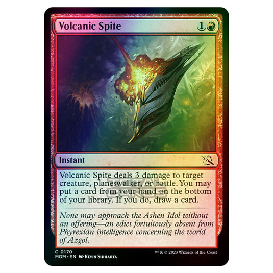 Magic The Gathering - March of the Machine - Volcanic Spite - 0170 (Foil)