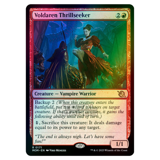 Magic The Gathering - March of the Machine - Voldaren Thrillseeker - 0171 (Foil)