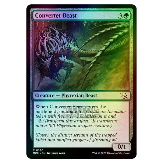 Magic The Gathering - March of the Machine - Converter Beast - 0180 (Foil)