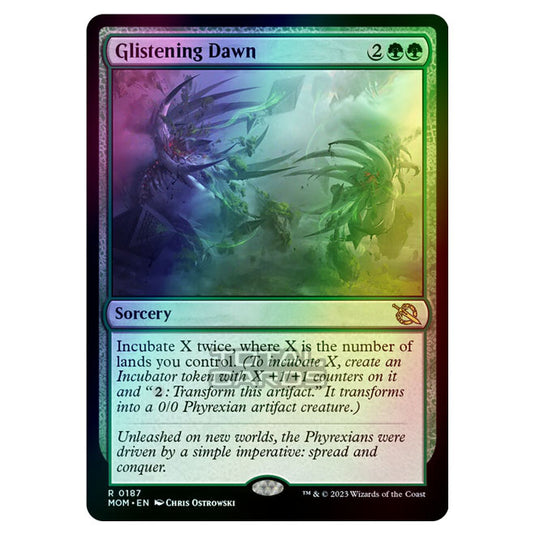 Magic The Gathering - March of the Machine - Glistening Dawn - 0187 (Foil)