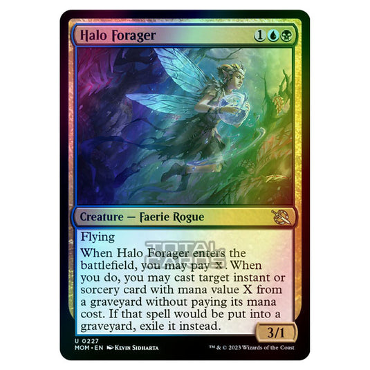 Magic The Gathering - March of the Machine - Halo Forager - 0227 (Foil)