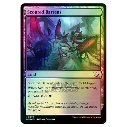 Magic The Gathering - March of the Machine - Scoured Barrens - 0272 (Foil)