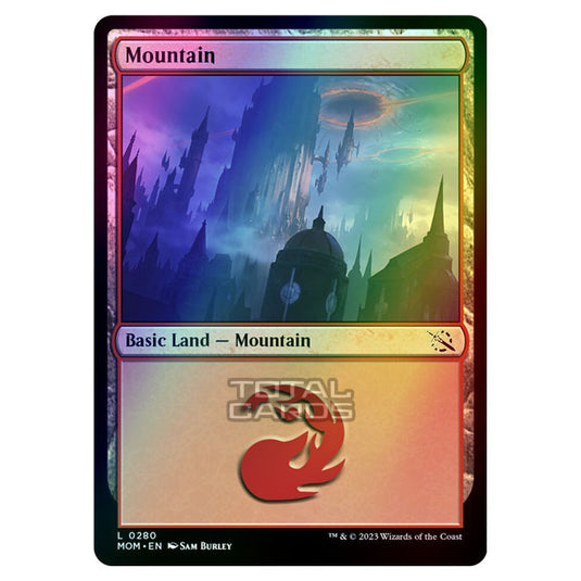 Magic The Gathering - March of the Machine - Mountain - 0280 (Foil)