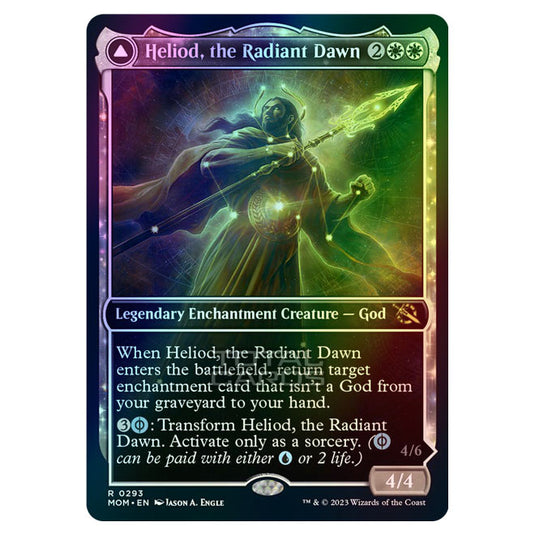 Magic The Gathering - March of the Machine - Heliod, the Radiant Dawn / Heliod, the Warped Eclipse (Showcase Card) - 0293 (Foil)