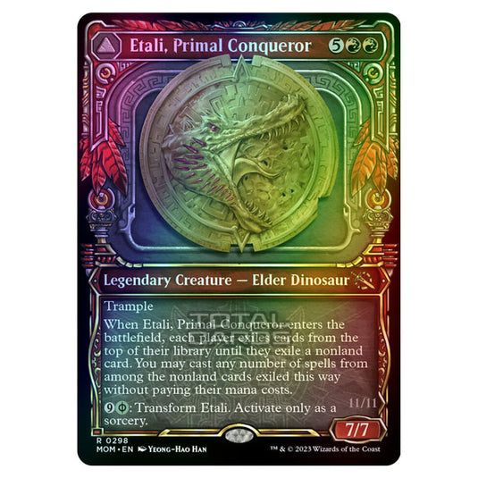 Magic The Gathering - March of the Machine - Etali, Primal Conqueror / Etali, Primal Sickness (Showcase Card) - 0298 (Foil)