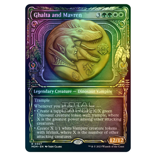 Magic The Gathering - March of the Machine - Ghalta and Mavren (Showcase Card) - 0307 (Foil)