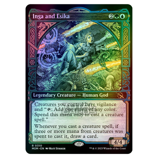 Magic The Gathering - March of the Machine - Inga and Esika (Showcase Card) - 0310 (Foil)