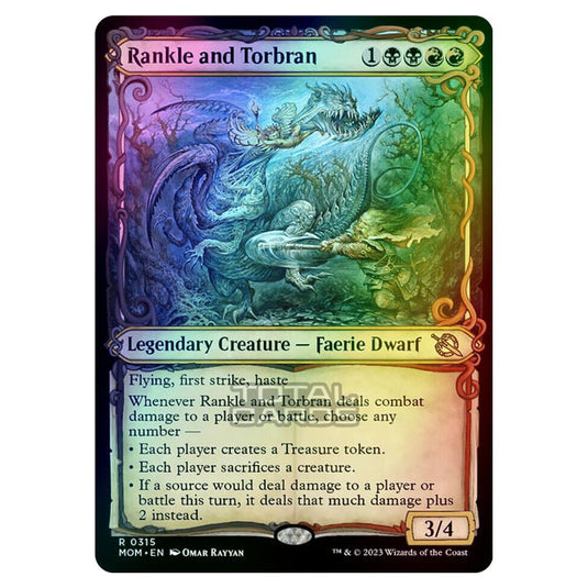 Magic The Gathering - March of the Machine - Rankle and Torbran (Showcase Card) - 0315 (Foil)