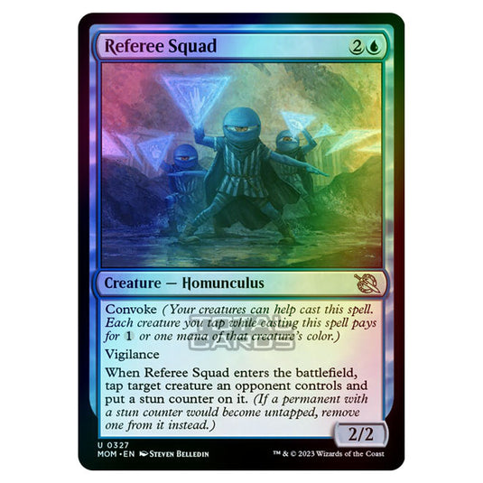 Magic The Gathering - March of the Machine - Referee Squad (Jumpstart Card) - 0327 (Foil)