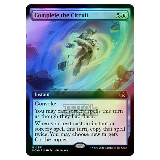 Magic The Gathering - March of the Machine - Complete the Circuit (Extended Art Card) - 0351 (Foil)