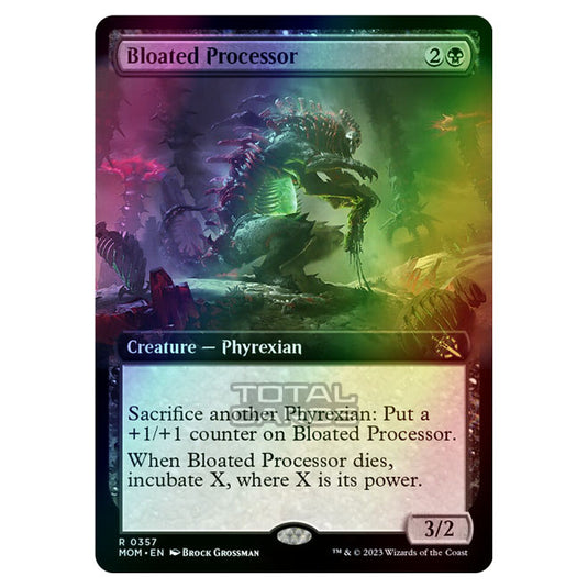 Magic The Gathering - March of the Machine - Bloated Processor (Extended Art Card) - 0357 (Foil)