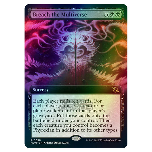 Magic The Gathering - March of the Machine - Breach the Multiverse (Extended Art Card) - 0358 (Foil)