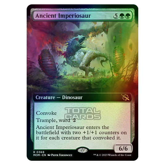 Magic The Gathering - March of the Machine - Ancient Imperiosaur (Extended Art Card) - 0368 (Foil)