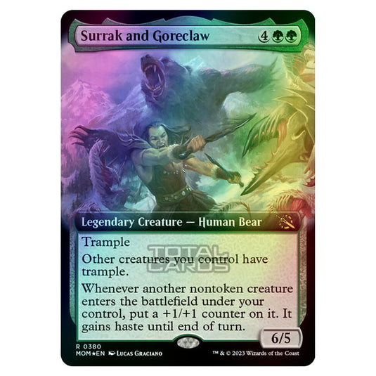 Magic The Gathering - March of the Machine - Surrak and Goreclaw (Promo) - 0380 (Foil)