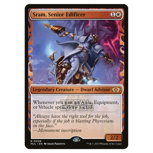 Magic The Gathering - Multiverse Legends - Sram, Senior Edificer (Showcase Card) - 0006