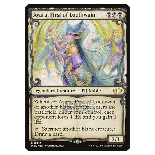 Magic The Gathering - Multiverse Legends - Ayara, First of Locthwain (Showcase Card) - 0013