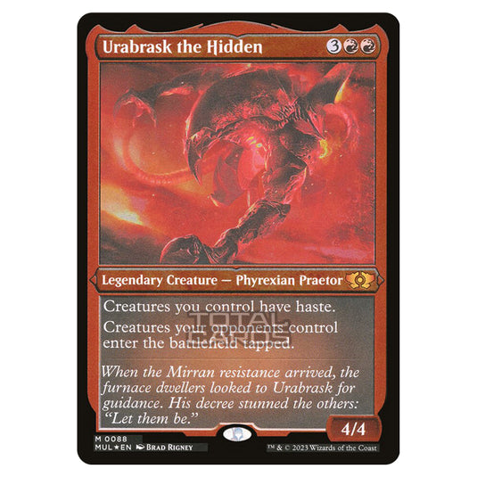 Magic The Gathering - Multiverse Legends - Urabrask the Hidden (Etched Foil Card) - 0088