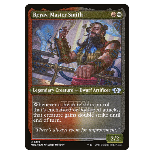 Magic The Gathering - Multiverse Legends - Reyav, Master Smith (Etched Foil Card) - 0122